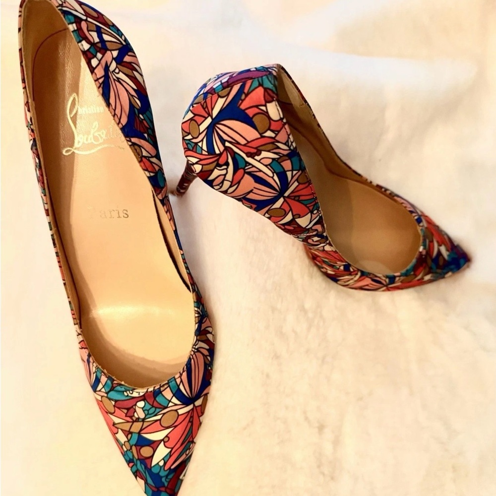 Christian Louboutin Vibrant Multicolor Heels